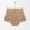 Shorts in Cotton Crochet