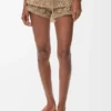 Shorts in Cotton Crochet