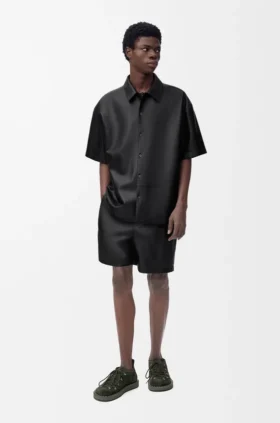 Shorts in Nappa Lambskin