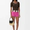 Shorts in Suede Goatskin