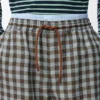 Shorts in Viscose and Linen Blend Shorts in Viscose and Linen Blend