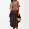 Short Sleeve Shirt in Suede Goatskin Short Sleeve Shirt in Suede Goatskin