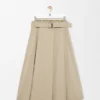 Skirt in Cotton and Silk Skirt in Cotton and Silk