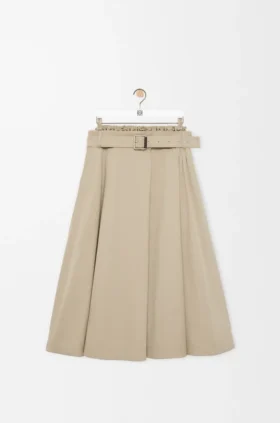 Skirt in Cotton and Silk