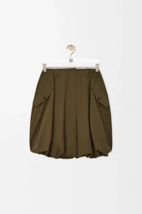 Skirt in Cotton and Silk Skirt in Cotton and Silk