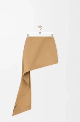 Skirt in Cotton and Silk Skirt in Cotton and Silk