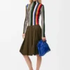 Skirt in Cotton and Silk Skirt in Cotton and Silk