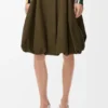 Skirt in Cotton and Silk Skirt in Cotton and Silk