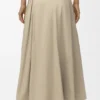 Skirt in Cotton and Silk Skirt in Cotton and Silk