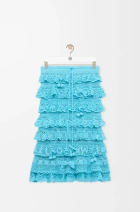 Skirt in Cotton Crochet