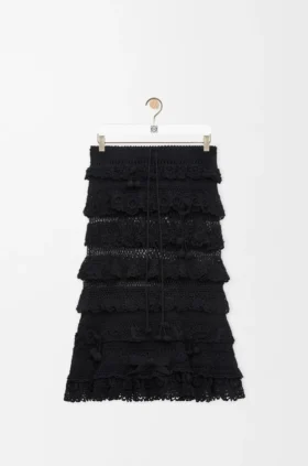 Skirt in Cotton Crochet Skirt in Cotton Crochet