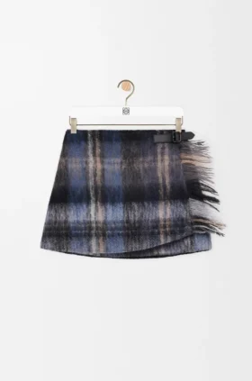 Skirt in Mohair and Wool Blend