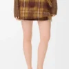 Skirt in Mohair and Wool Blend