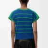Sleeveless Sweater in Cotton and Wool