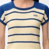 Sleeveless Sweater in Cotton and Wool Sleeveless Sweater in Cotton and Wool
