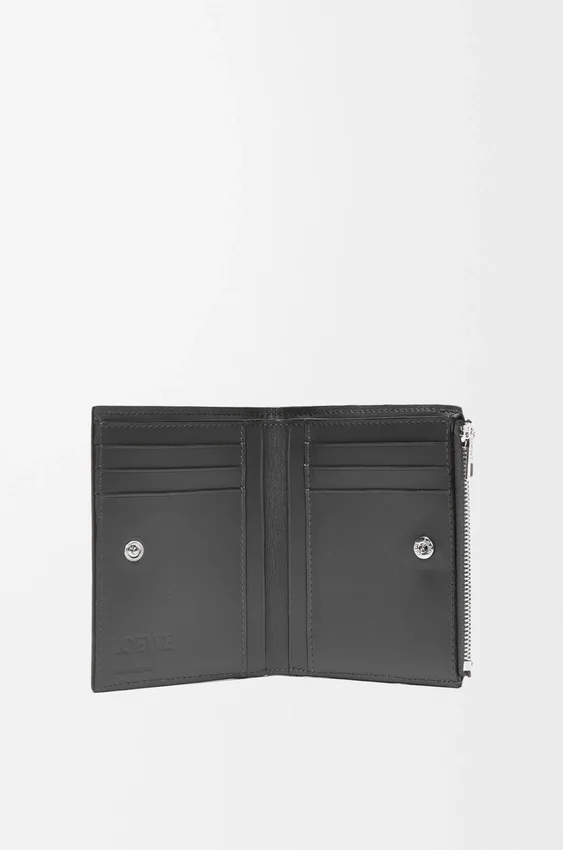 Slim Compact Wallet in Soft Grained Calfskin Slim Compact Wallet in Soft Grained Calfskin