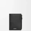 Slim Compact Wallet in Textured Classic Calfskin Slim Compact Wallet in Textured Classic Calfskin