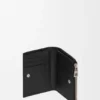 Slim Compact Wallet in Textured Classic Calfskin Slim Compact Wallet in Textured Classic Calfskin