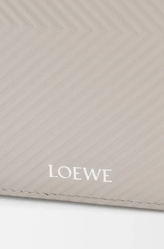 Slim Compact Wallet in Textured Classic Calfskin Slim Compact Wallet in Textured Classic Calfskin