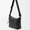 Small Cubi Crossbody Bag in Supple Smooth Calfskin and Jacquard Small Cubi Crossbody Bag in Supple Smooth Calfskin and Jacquard