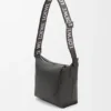 Small Cubi Crossbody Bag in Supple Smooth Calfskin and Jacquard Small Cubi Crossbody Bag in Supple Smooth Calfskin and Jacquard