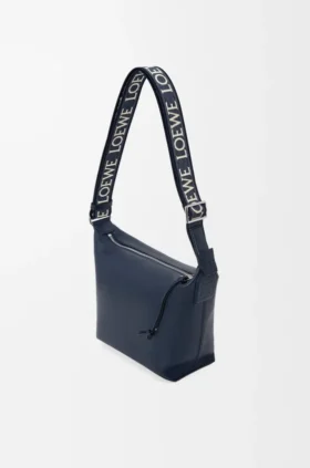 Small Cubi Crossbody Bag in Supple Smooth Calfskin and Jacquard