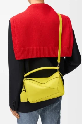 Small Featherlight Puzzle Bag in Nappa Lambskin
