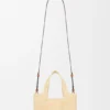 Small Loewe Font Tote in Raffia Small Loewe Font Tote in Raffia
