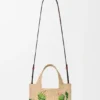 Small Loewe Font Tote in Raffia Small Loewe Font Tote in Raffia