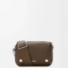 Small Pebble Messenger Bag in Supple Grained Calfskin