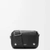 Small Pebble Messenger Bag in Supple Grained Calfskin