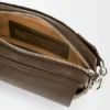 Small Pebble Messenger Bag in Supple Grained Calfskin