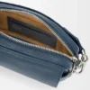 Small Pebble Messenger Bag in Supple Grained Calfskin