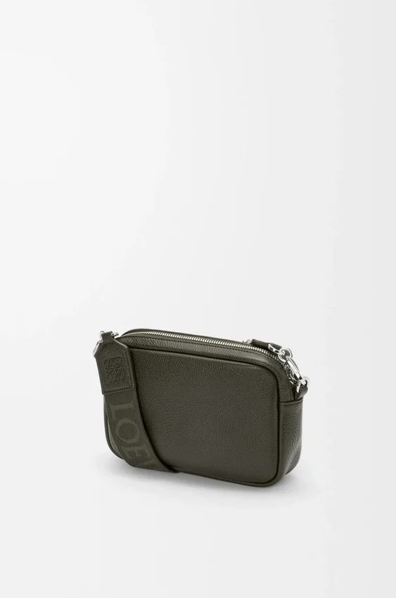 Small Pebble Messenger Bag in Supple Grained Calfskin Small Pebble Messenger Bag in Supple Grained Calfskin