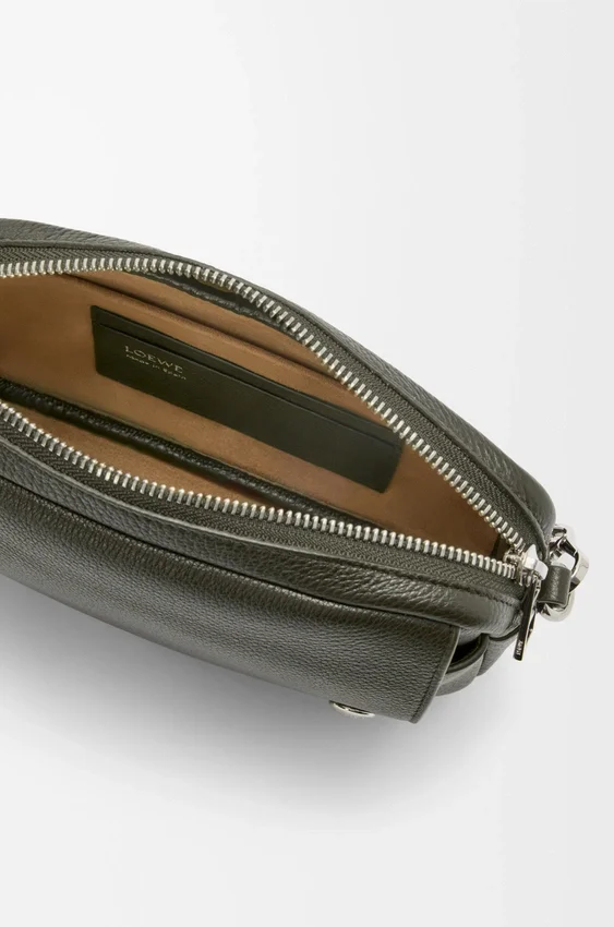 Small Pebble Messenger Bag in Supple Grained Calfskin Small Pebble Messenger Bag in Supple Grained Calfskin