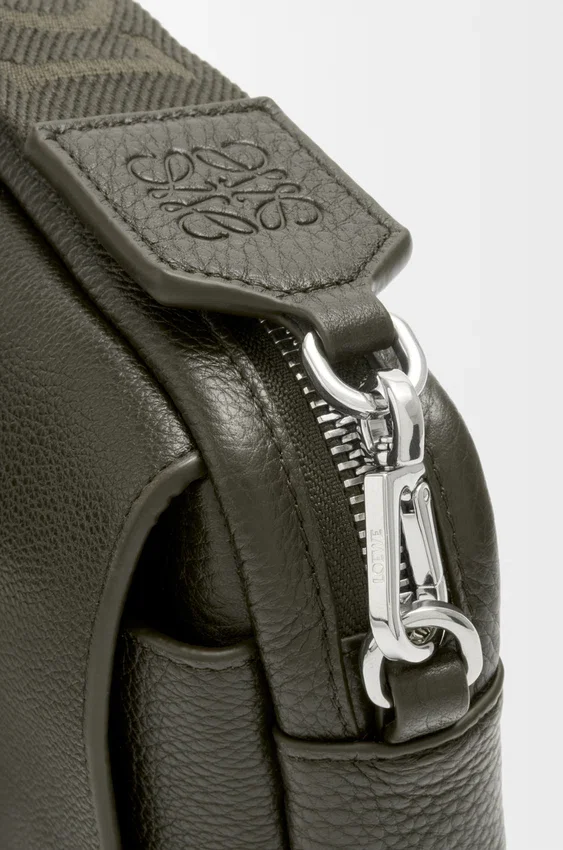 Small Pebble Messenger Bag in Supple Grained Calfskin Small Pebble Messenger Bag in Supple Grained Calfskin