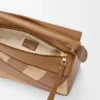 Small Puzzle Bag in Classic Calfskin and Suede Small Puzzle Bag in Classic Calfskin and Suede