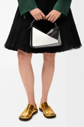 Small Puzzle Bag in Nappa Calfskin Small Puzzle Bag in Nappa Calfskin