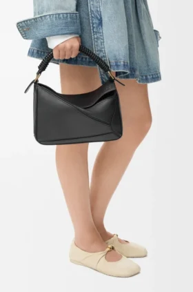 Small Puzzle Bag in Smooth Calfskin and Nappa Lambskin Small Puzzle Bag in Smooth Calfskin and Nappa Lambskin