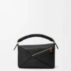 Small Puzzle Bag in Smooth Calfskin and Nappa Lambskin