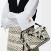 Small Puzzle Bag in Woven Textile