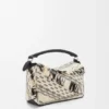 Small Puzzle Bag in Woven Textile