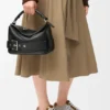 Small Puzzle Biker Bag in Shiny Calfskin Small Puzzle Biker Bag in Shiny Calfskin