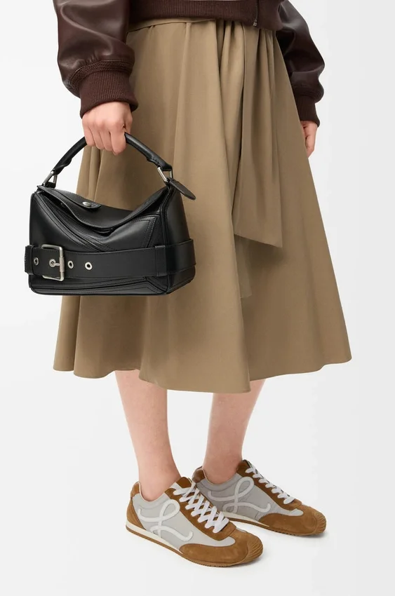 Small Puzzle Biker Bag in Shiny Calfskin Small Puzzle Biker Bag in Shiny Calfskin