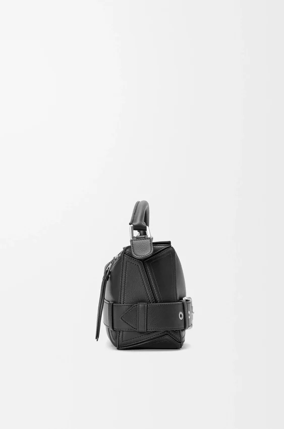 Small Puzzle Biker Bag in Shiny Calfskin Small Puzzle Biker Bag in Shiny Calfskin