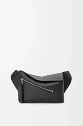 Small Puzzle Bumbag in Grained Calfskin
