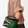 Small Puzzle Edge Bag in Raffia and Calfskin Small Puzzle Edge Bag in Raffia and Calfskin