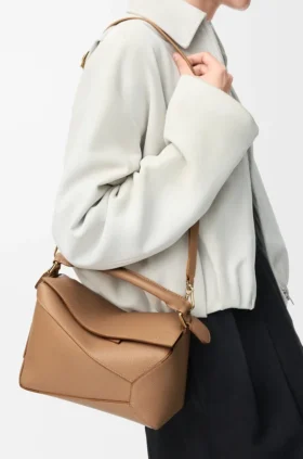 Small Puzzle Edge Bag in Soft Grained Calfskin Small Puzzle Edge Bag in Soft Grained Calfskin