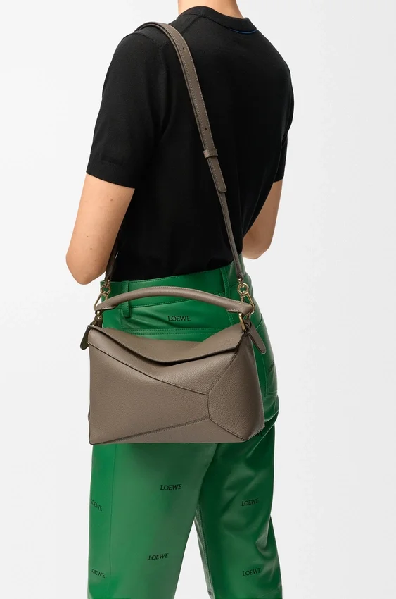 Small Puzzle Edge Bag in Soft Grained Calfskin Small Puzzle Edge Bag in Soft Grained Calfskin