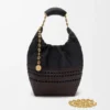 Small Squeeze Bag in Woven Nappa Calfskin Small Squeeze Bag in Woven Nappa Calfskin